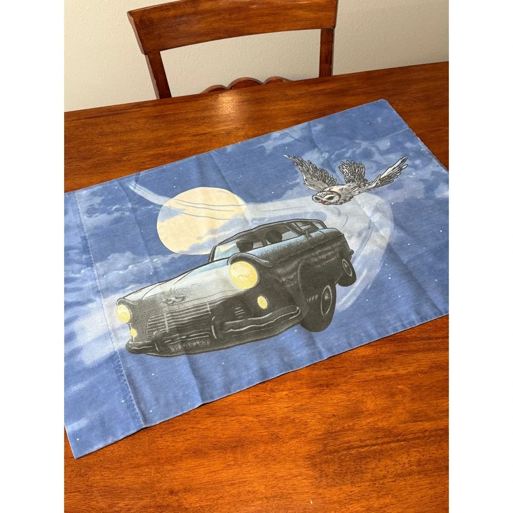 Harry Potter‎ Chamber of Secrets Pillowcase Forbidden Forest Ford Anglia Hedwig